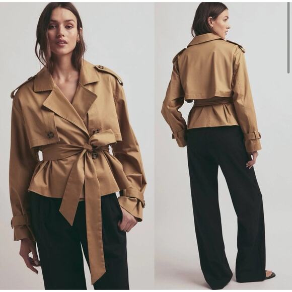 Favorite Daughter Tan Trench Coat - Picture 2 of 11